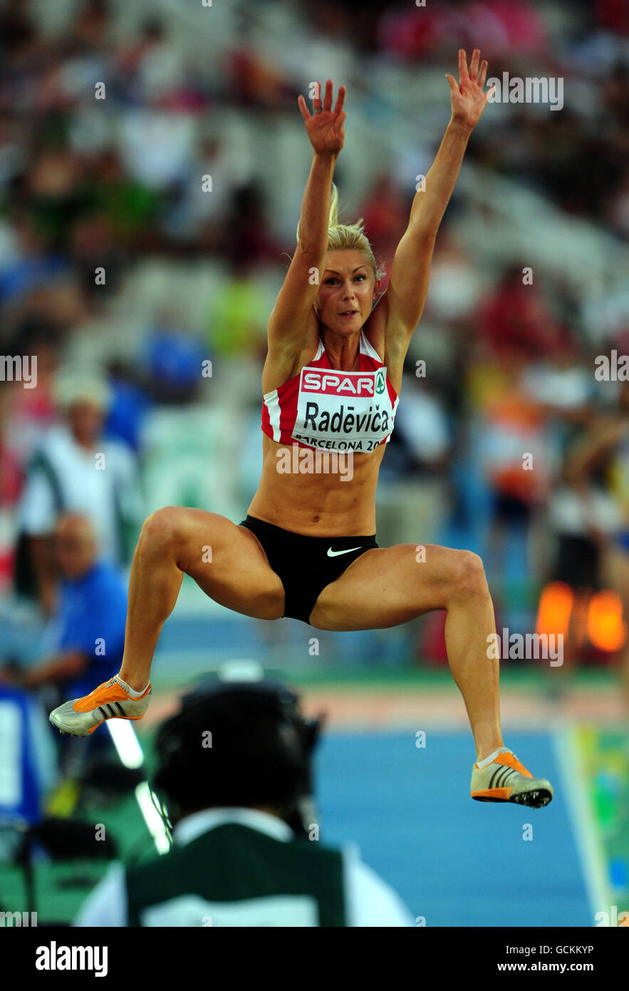 Athletics - IAAF European Championships 2010 - Day Two - Olympic Stadium Stock Photo