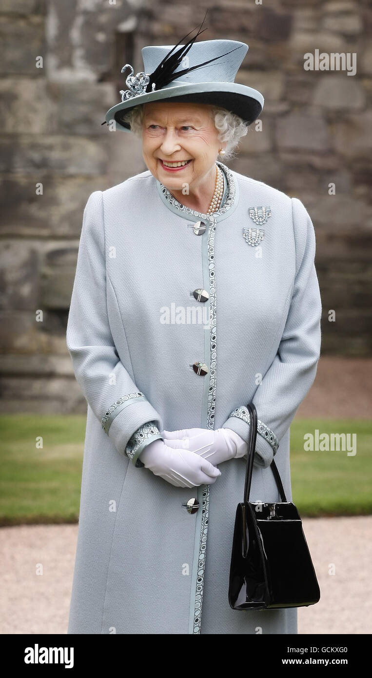Britain's Queen Elizabeth II attends a garden party at the Palace of