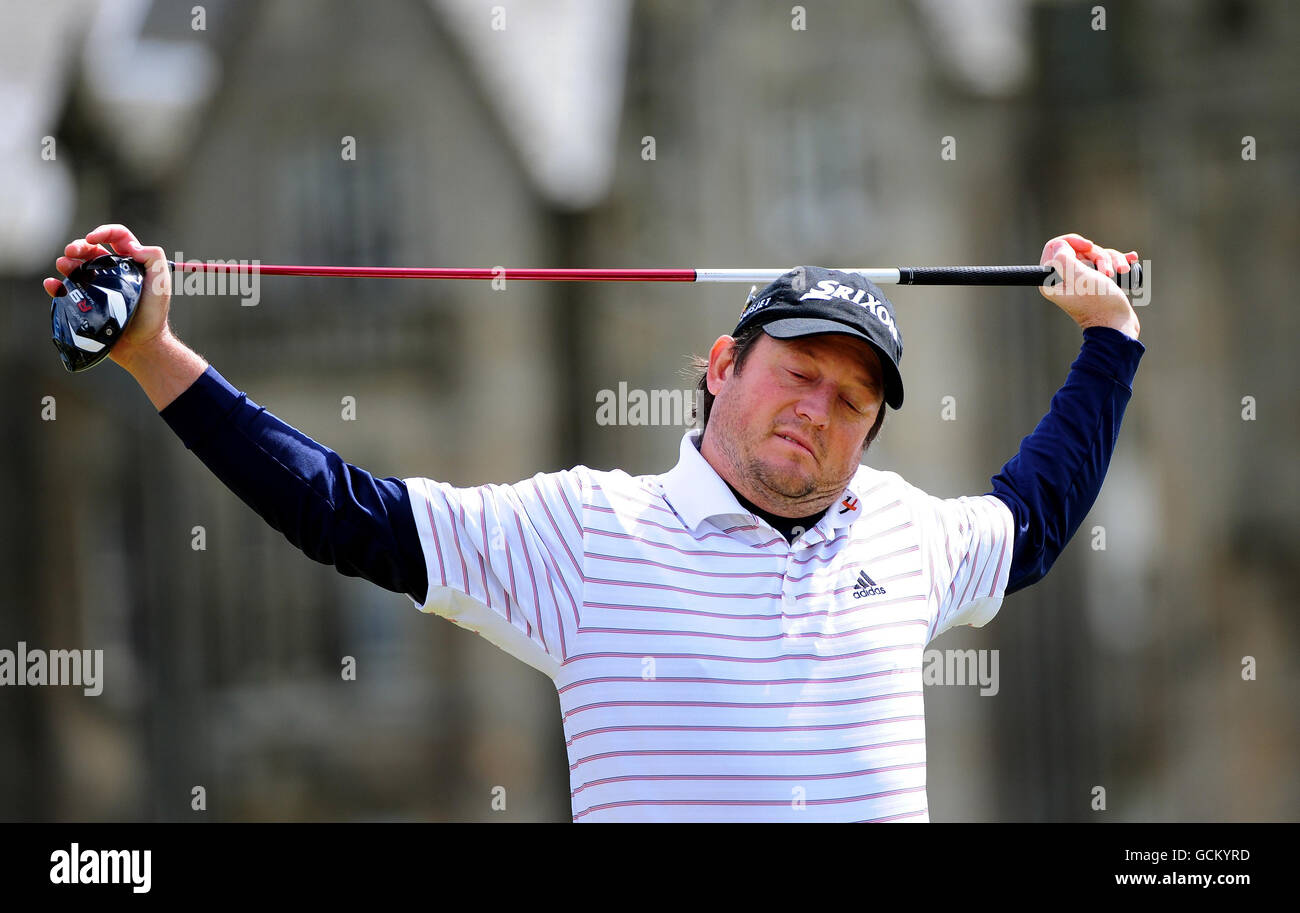 South Africa's Tim Clark during round two of The Open Championship 2010 ...