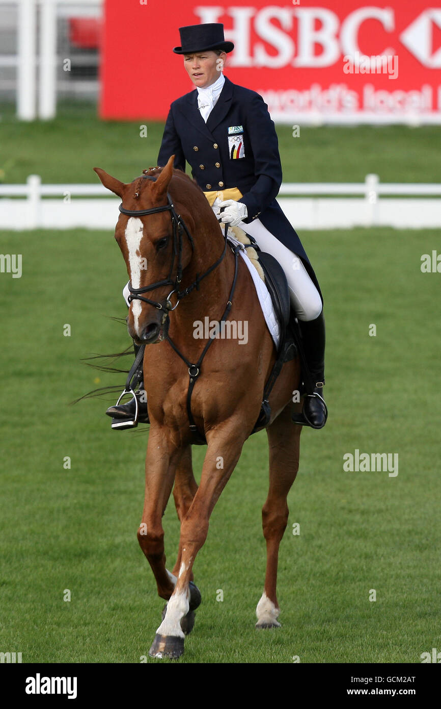 Belgium S Karin Donckers On Ss Jett During The Dressage Stock Photo Alamy