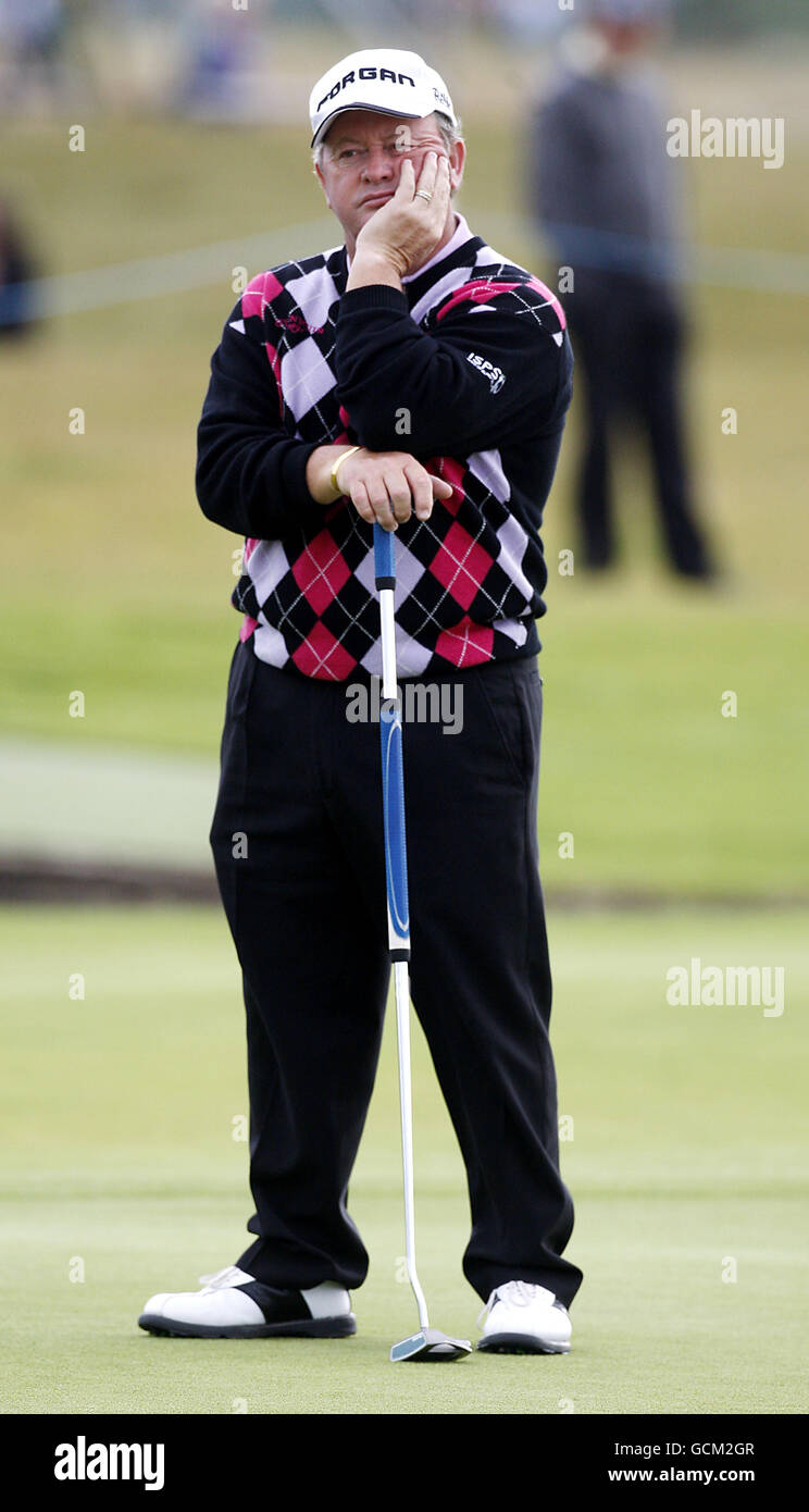 Ian Woosnam on the 18th hole during the British Senior Open at