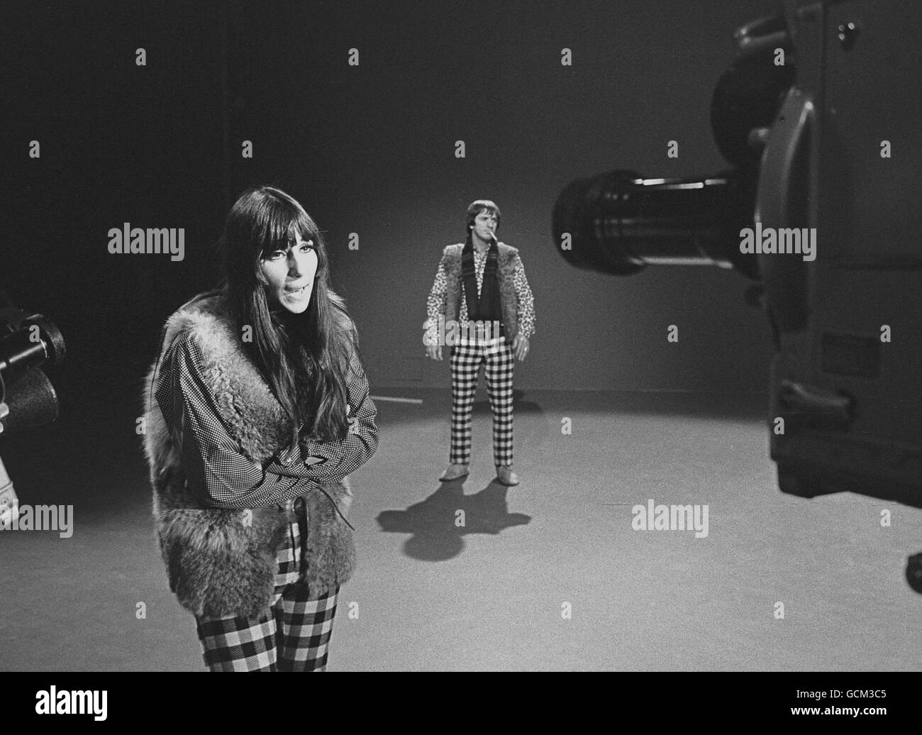 Sonny and Cher US Artists Stock Photo