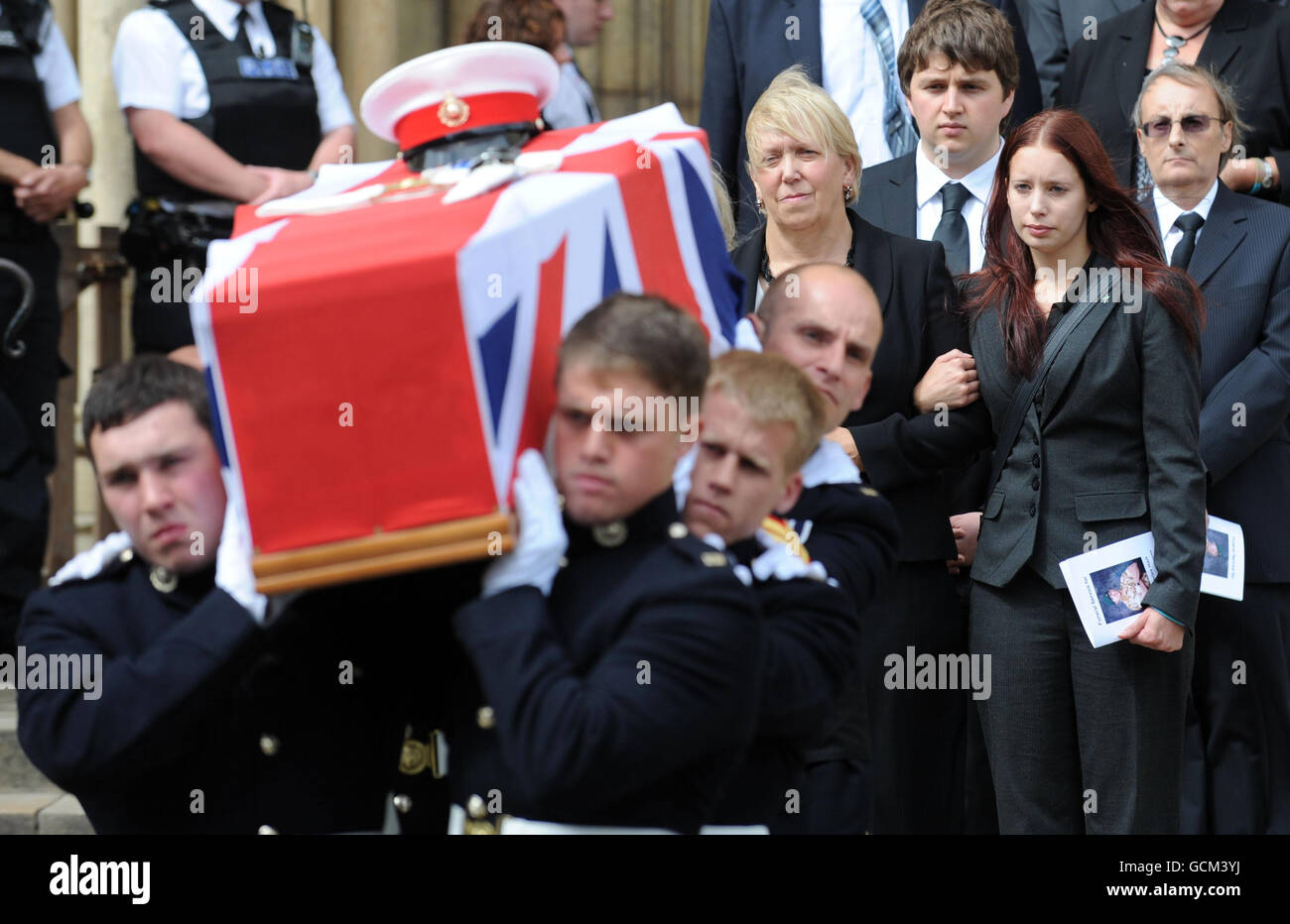 David Hart funeral Stock Photo Alamy