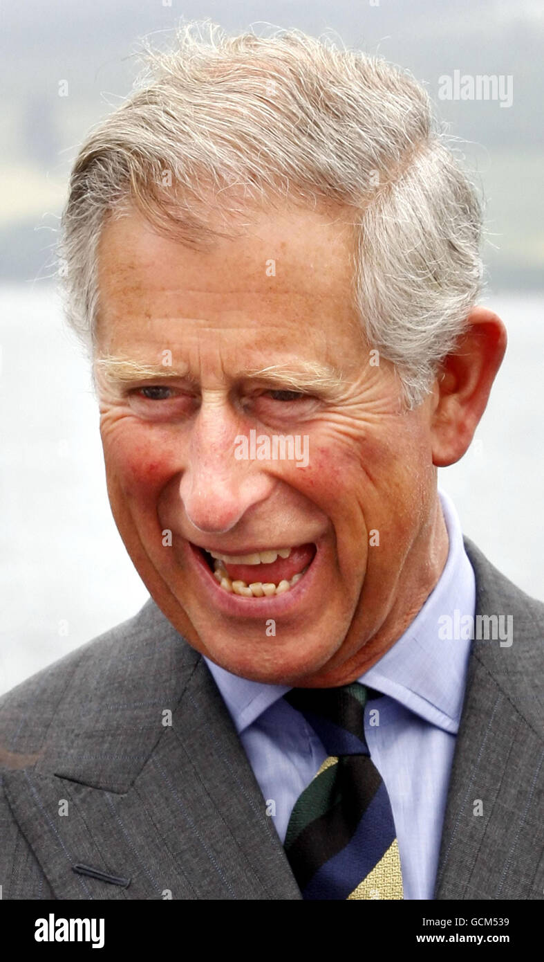 Prince Charles, known as the Duke of Rothesay in Scotland, during a visit to the the Storehouse