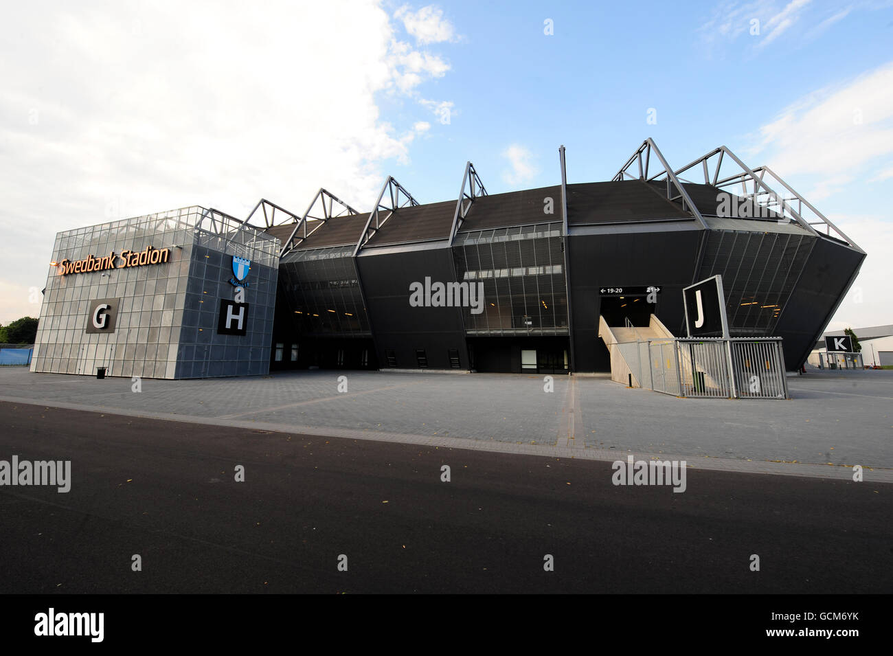 Soccer Pre Season Friendly Malmo Ff V Fulham Swedbank Stadion Stock Photo Alamy