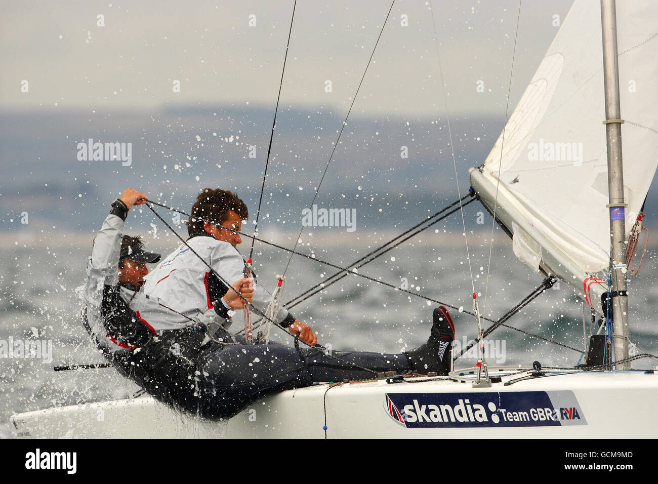 Sailing Sail for Gold Regatta Day One Weymouth Stock Photo Alamy