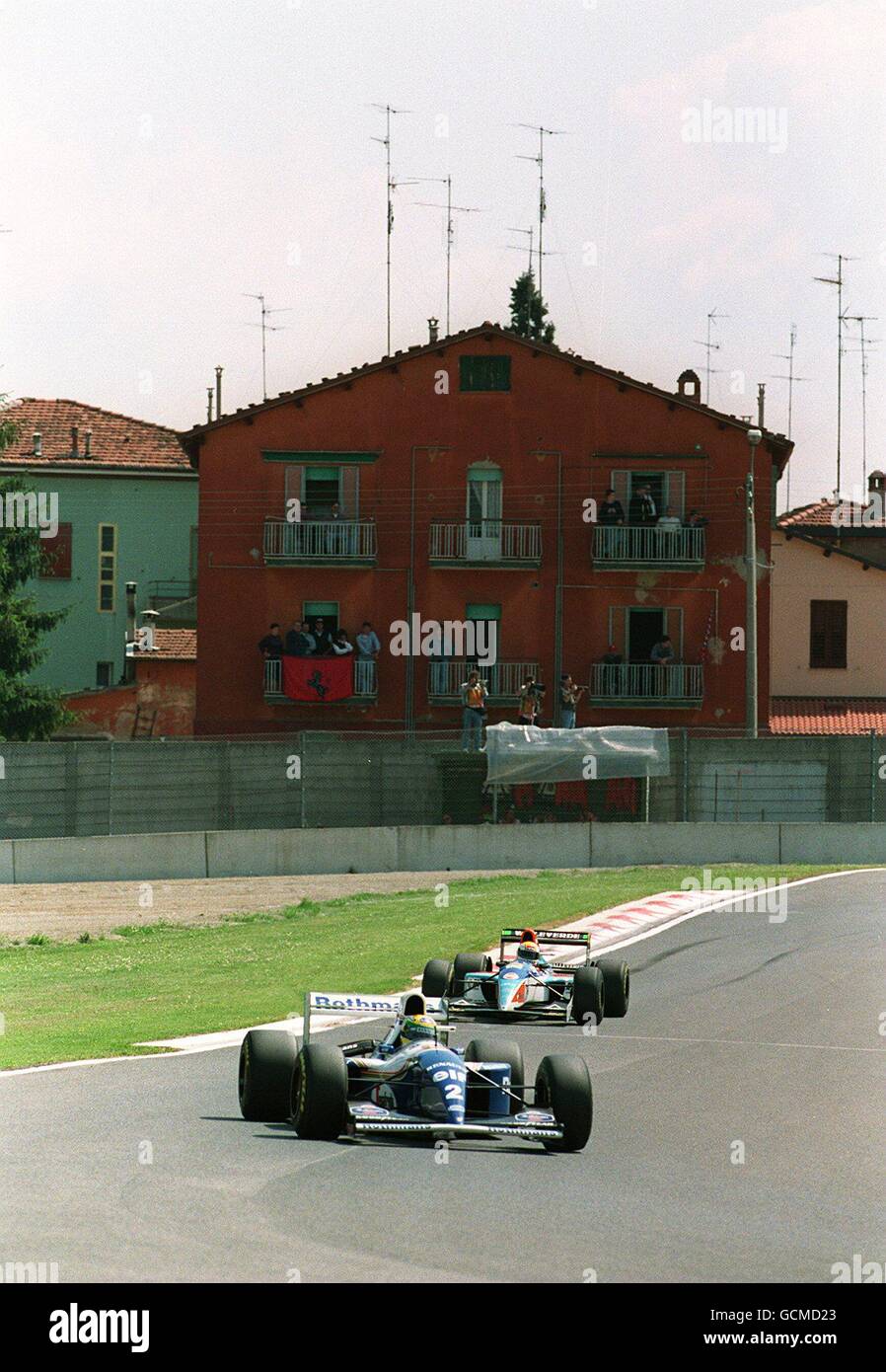 Ayrton senna during practice at imola circuit hires stock photography and images Alamy