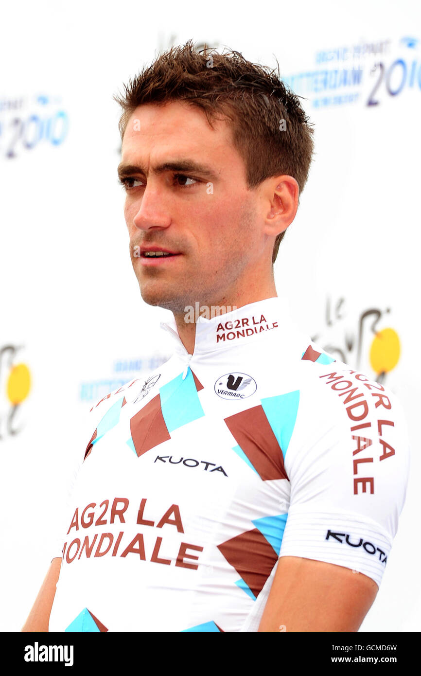 Cycling - Tour de France 2010 - Preview Day. Christophe Riblon, AG2R La Mondiale Stock Photo