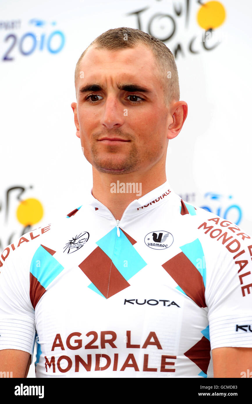 Cycling - Tour de France 2010 - Preview Day. Dimitri Champion, AG2R La Mondiale Stock Photo