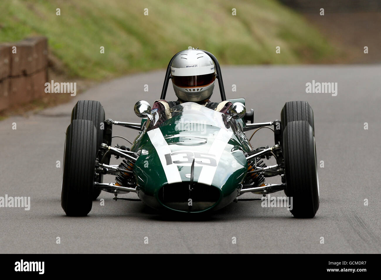 Motor Racing - The Shelsley Midsummer and Classic Meetings - Day Two - Shelsley Walsh. Malcolm Wishart and his 1963 Cooper T65 FJ during Shelsley Walsh Hill Climb, Worcestershire. Stock Photo