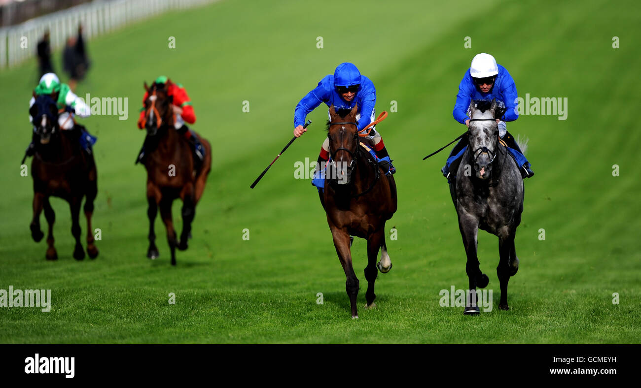 Horse Racing Epsom Live! featuring Madness Epsom Downs Racecourse Stock Photo Alamy