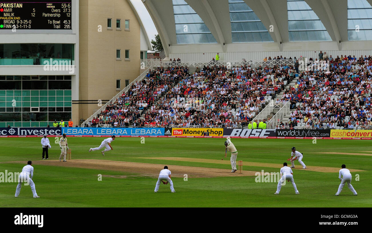 Cricket first test day two england pakistan trent bridge hires stock
