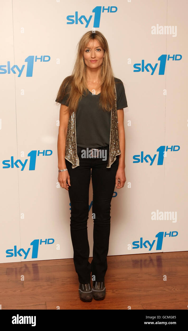 Natascha Mcelhone Arrives Sky1 Hds Autumn Showcase Launch Hi Res Stock