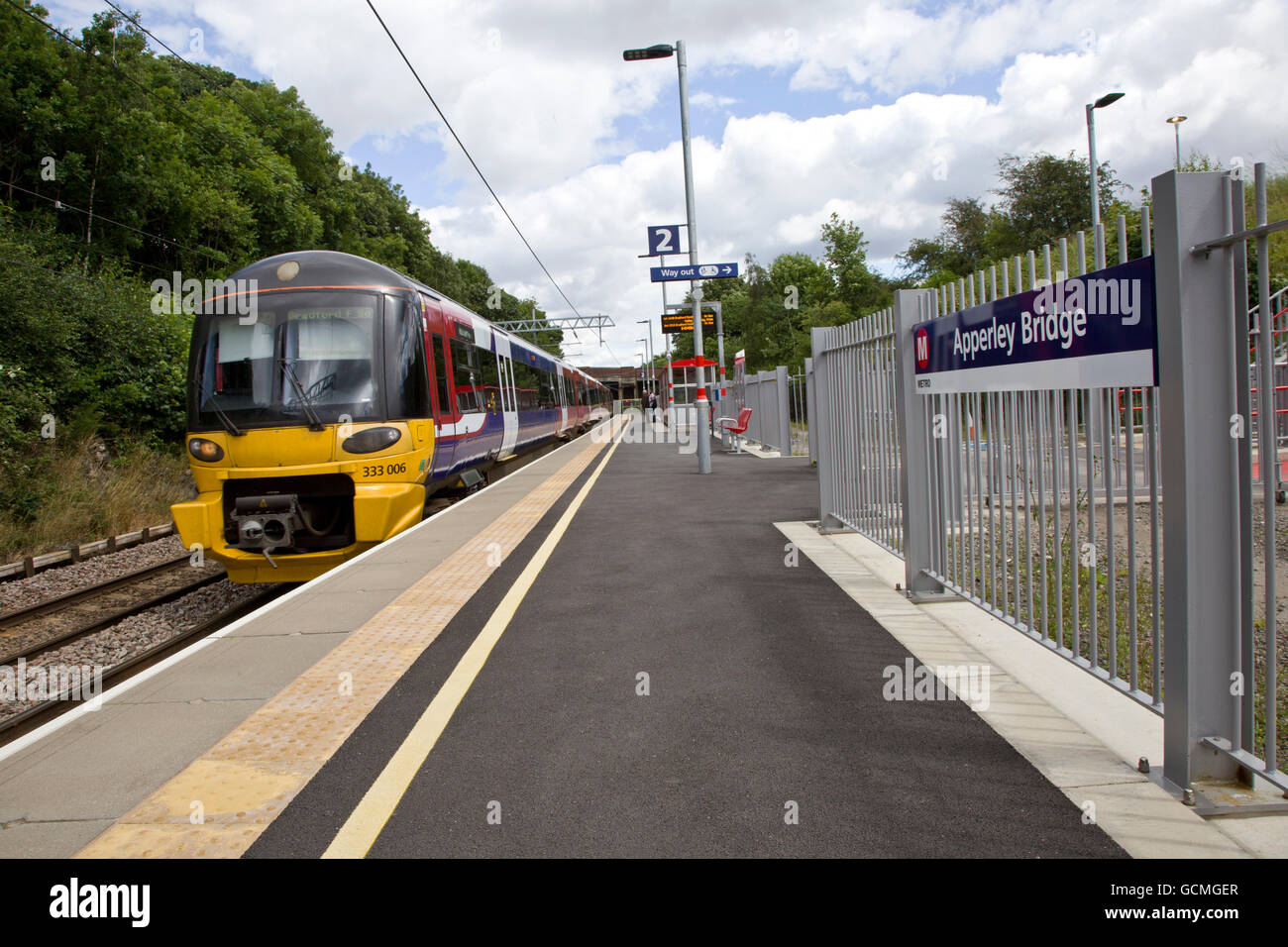 Apperley Bridge Railway Station, opened in December 2015 Stock Photo Alamy