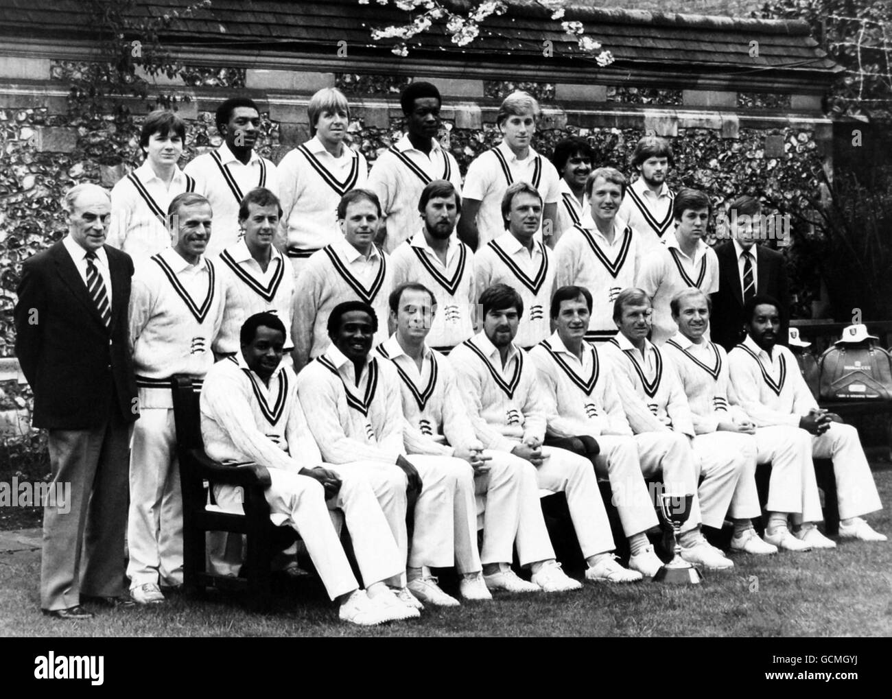 Cricket Middlesex County Cricket Club Team 1983 Lord's Stock