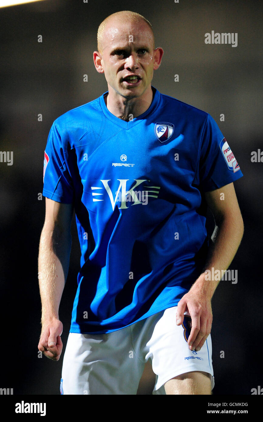 Soccer - Carling Cup - First Round - Chesterfield v Middlesbrough - B2net Stadium. Derek Niven, Chesterfield Stock Photo