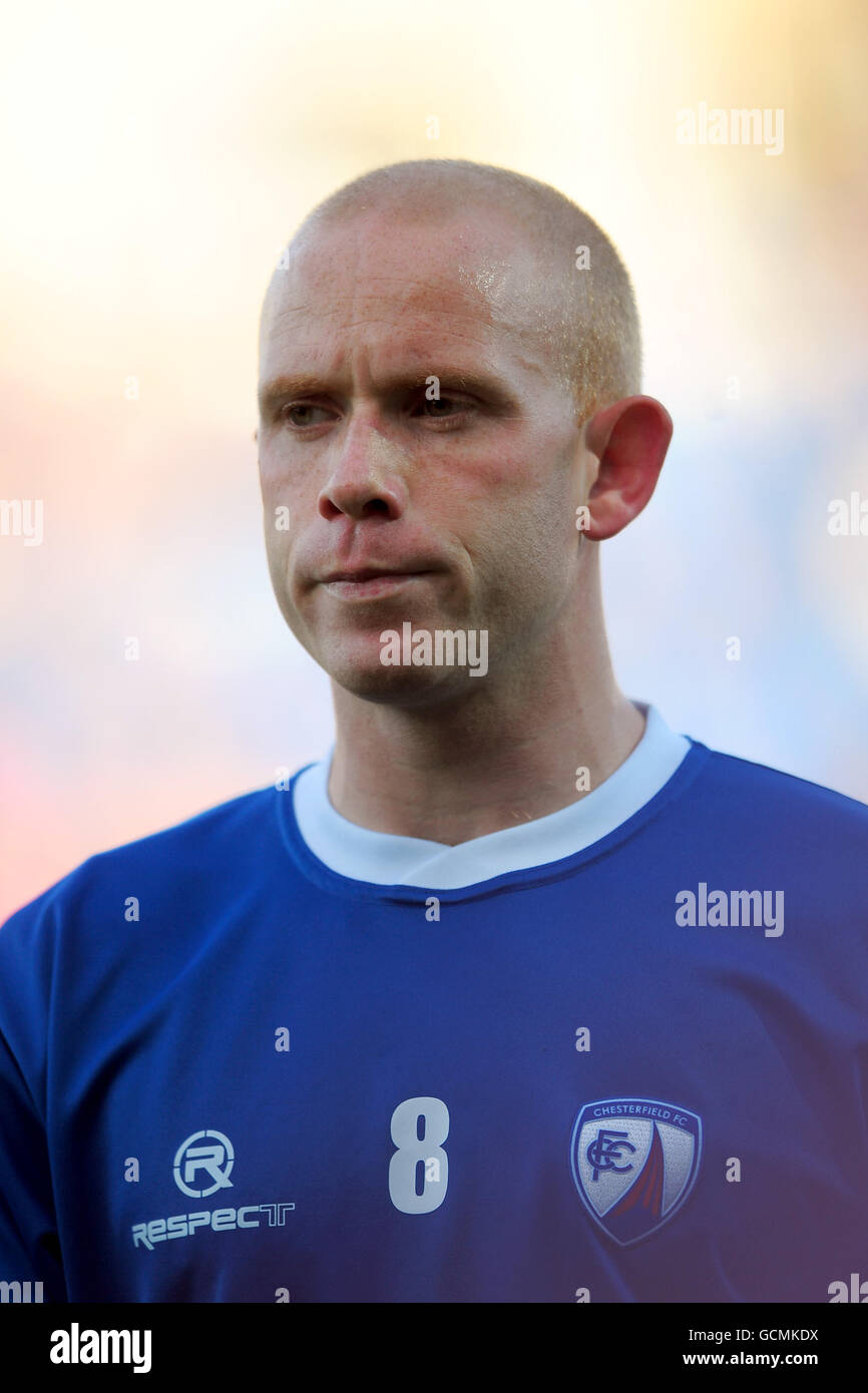 Soccer - Carling Cup - First Round - Chesterfield v Middlesbrough - B2net Stadium. Derek Niven, Chesterfield Stock Photo