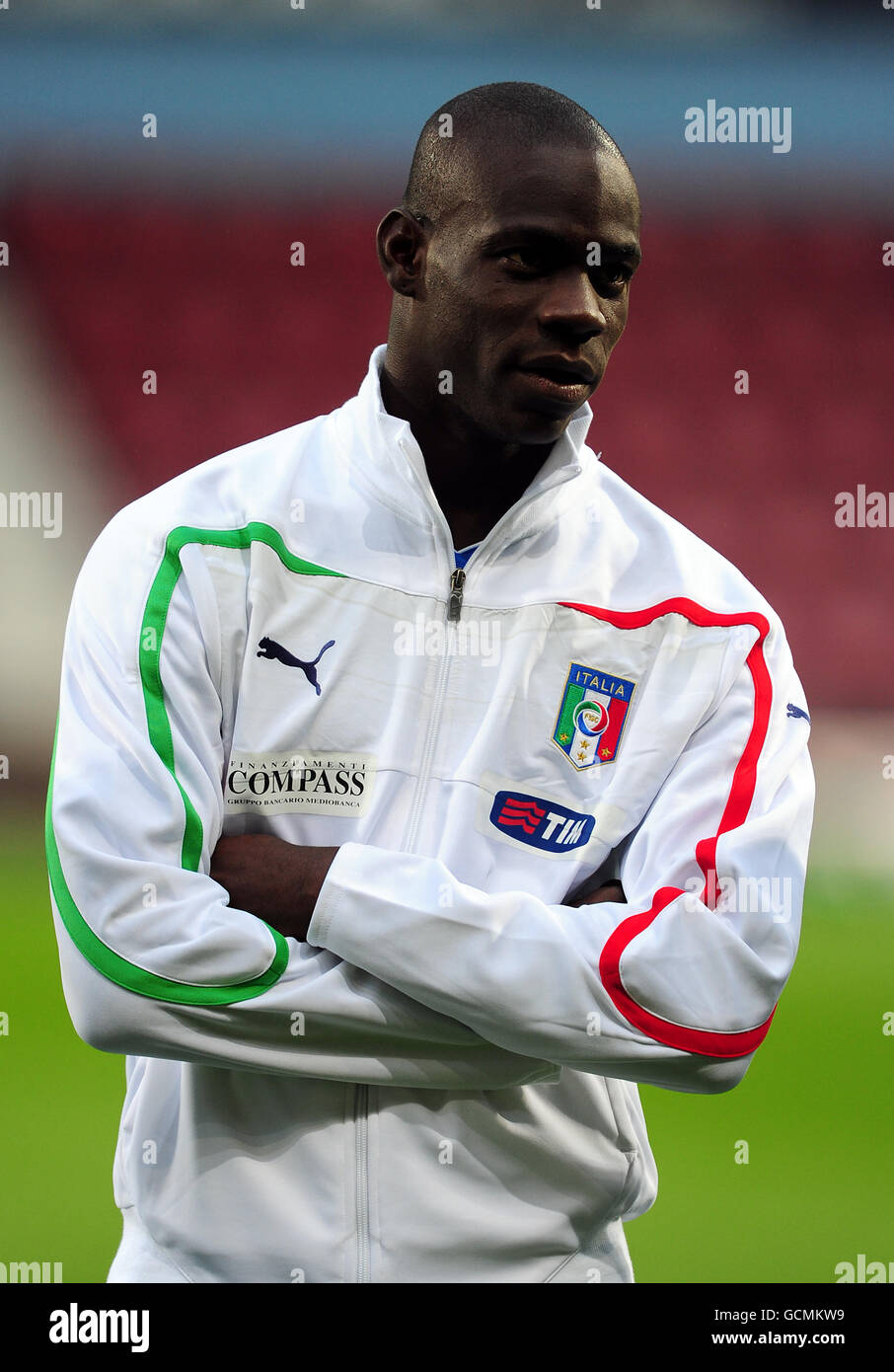 Soccer - International Friendly - Italy v Ivory Coast - Upton Park. Mario Balotelli, Italy Stock Photo