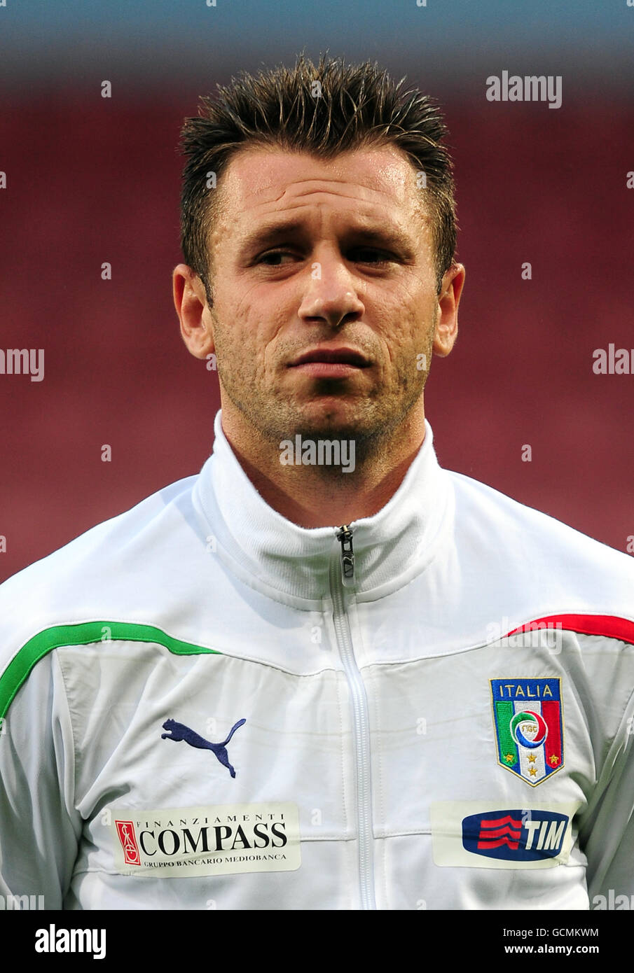 Soccer - International Friendly - Italy v Ivory Coast - Upton Park. Antonio Cassano, Italy Stock Photo