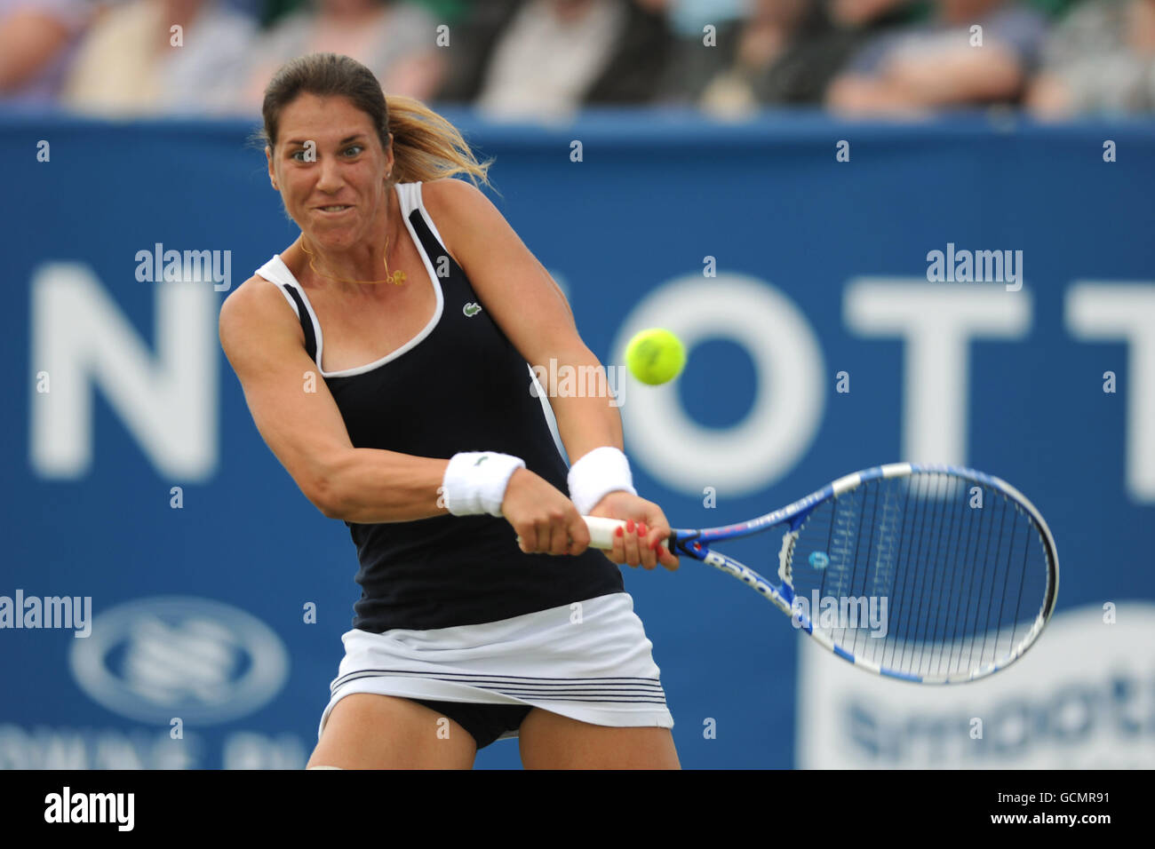 Tennis - The Nottingham Masters 2010 - Day Three - Nottingham Tennis Centre. Olga Savchuk, Ukraine Stock Photo