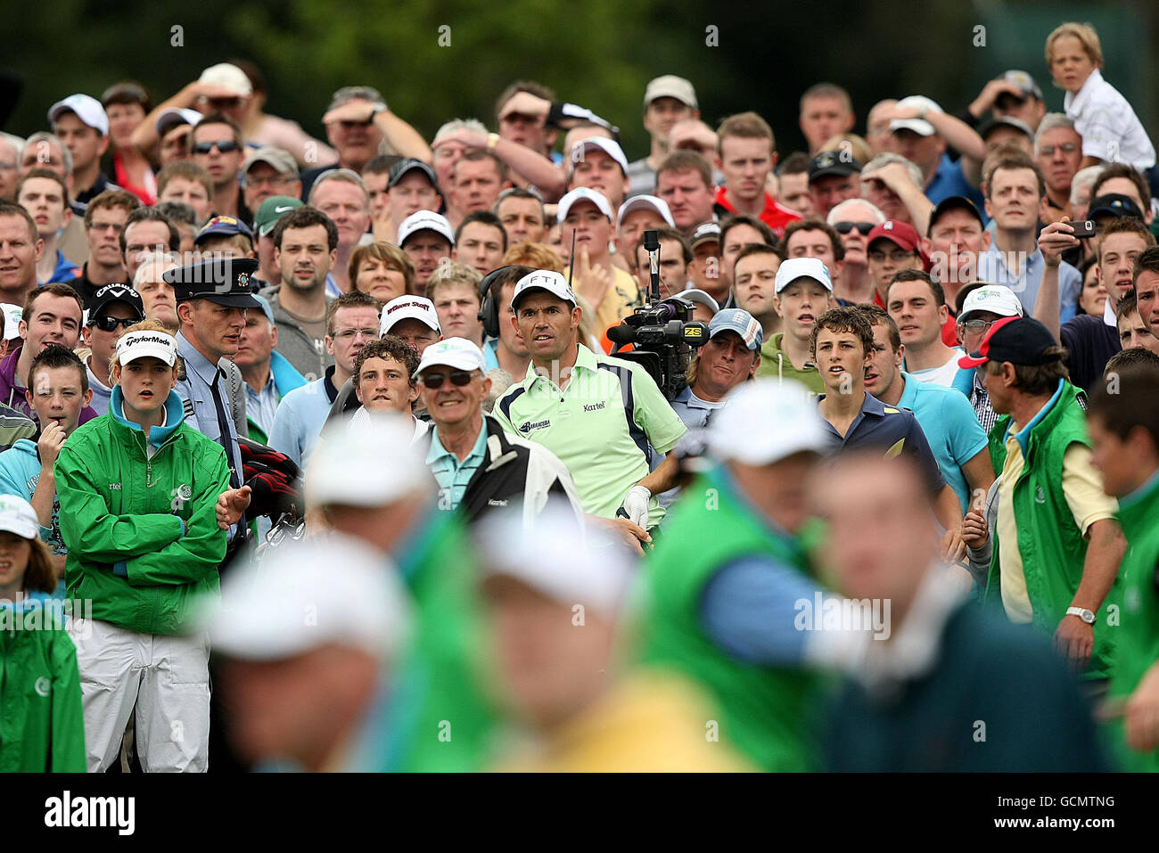 Ireland's Padraig Harrington on the 16th during the fourth round of the