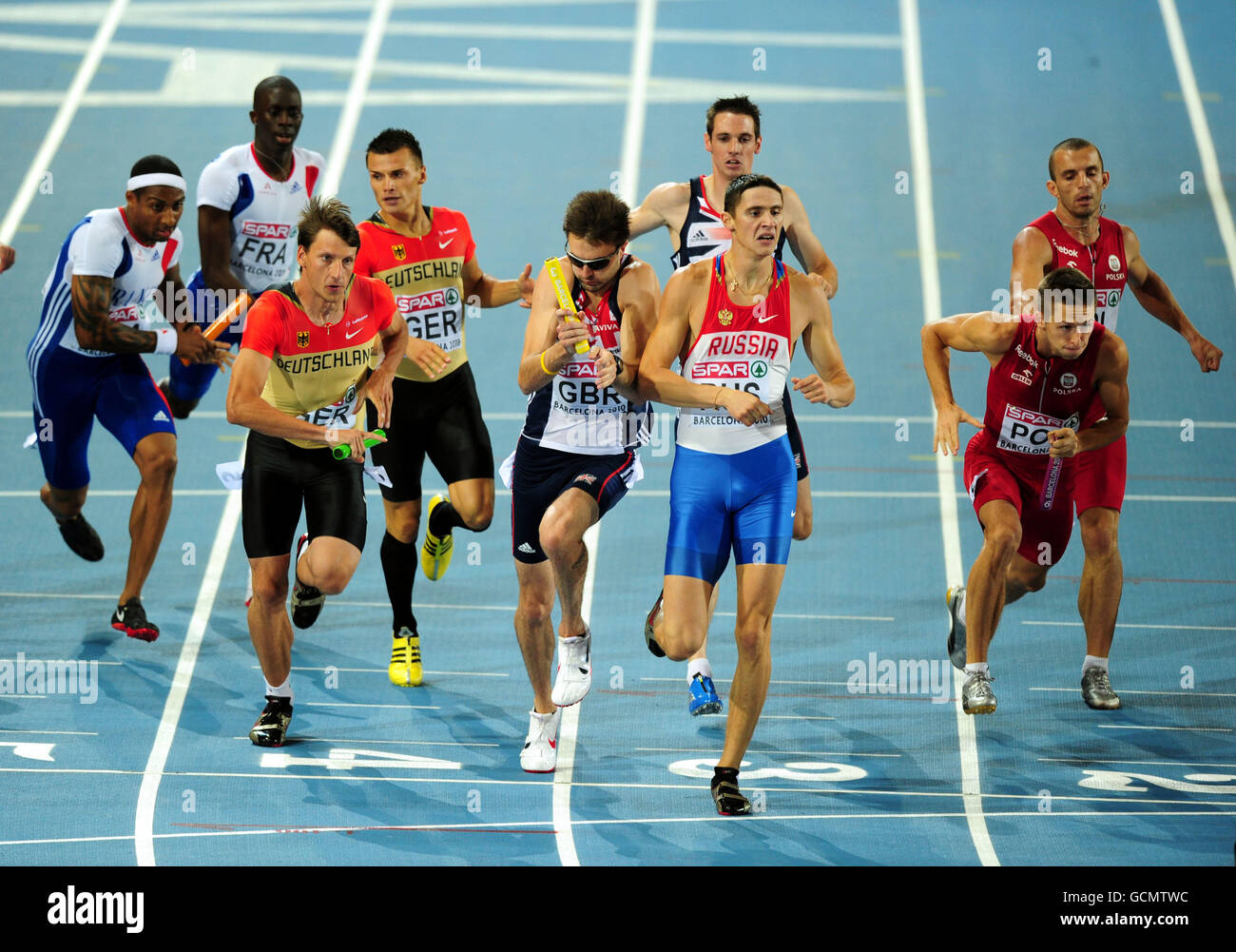 Athletics - IAAF European Championships 2010 - Day Six - Olympic Stadium Stock Photo