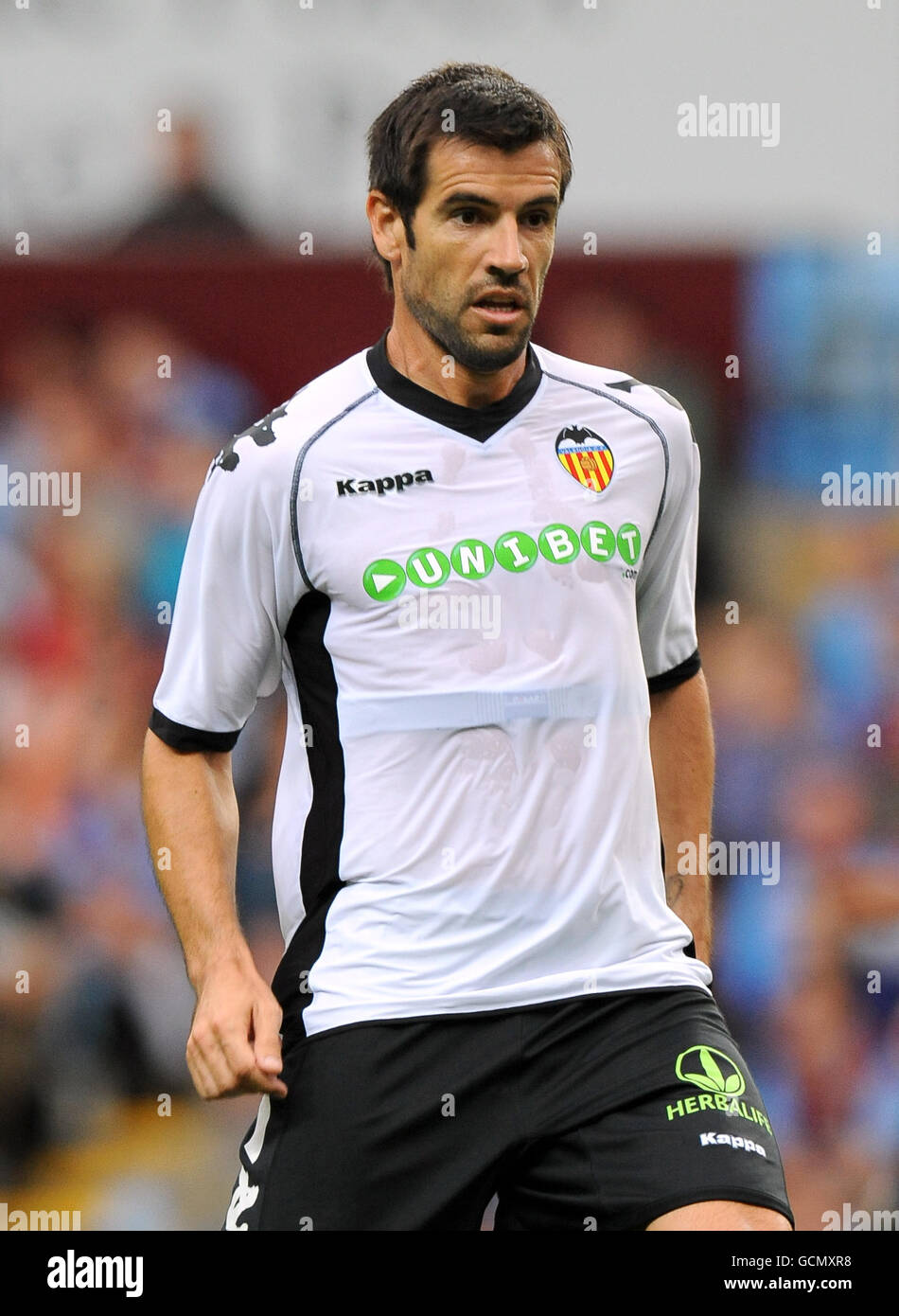 Soccer - Pre Season Friendly - Aston Villa v Valencia - Villa Park. David Albelda Aliques, Valencia Stock Photo