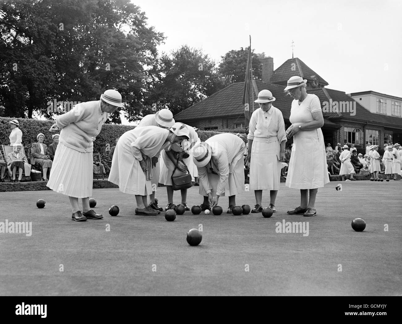 Bowls - English Women's Bowling Association Championships - Wimbledon Park Stock Photo