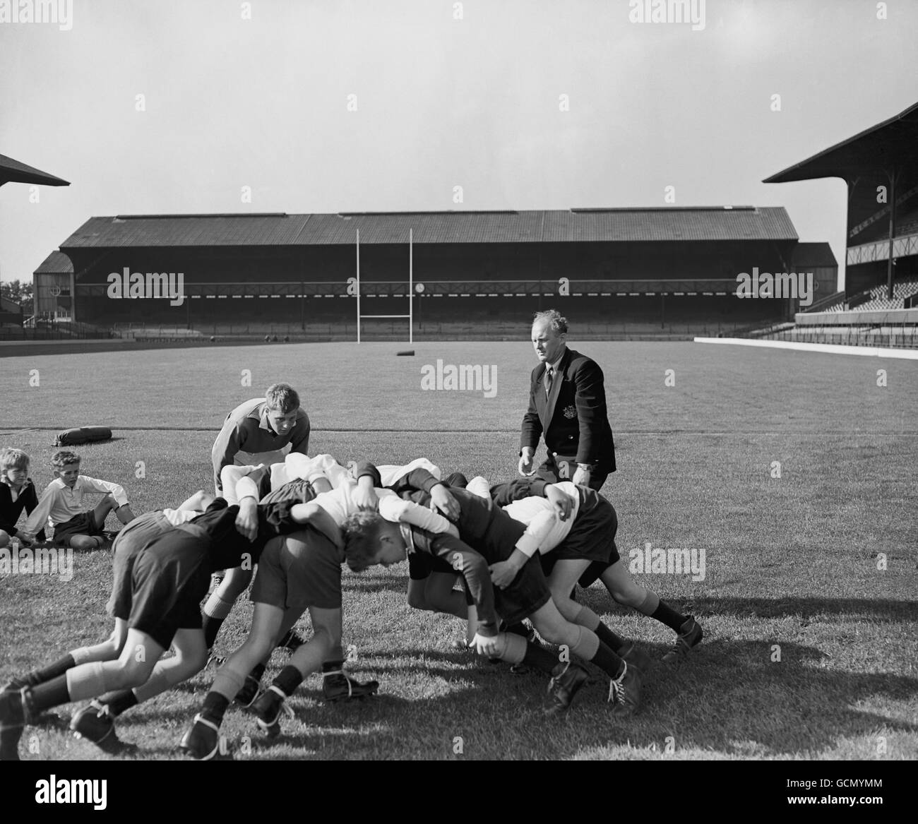 Rugby - Coaching Courses at Twickenham - London Stock Photo