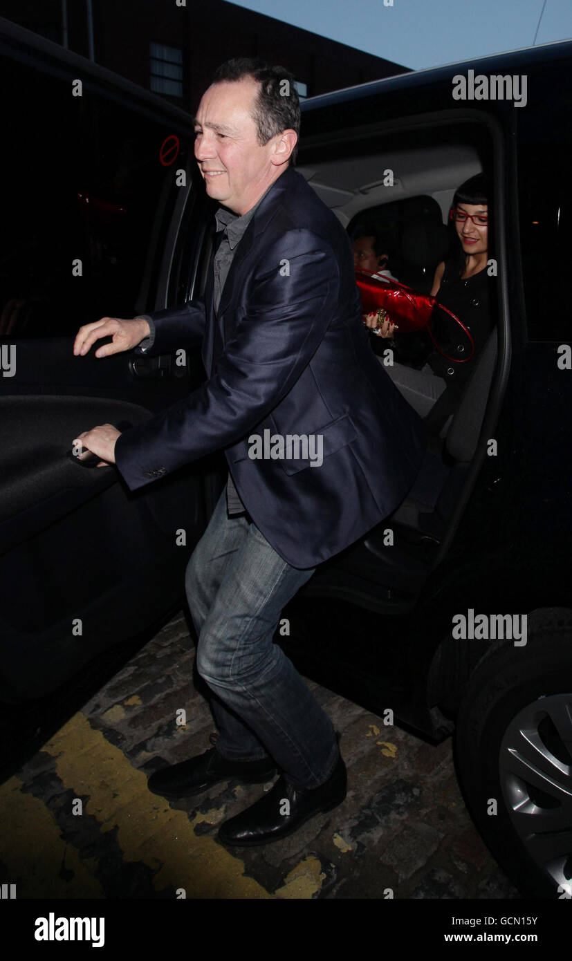 Paul Whitehouse arriving for Madonna's birthday party at Shoreditch House in east London. Stock Photo