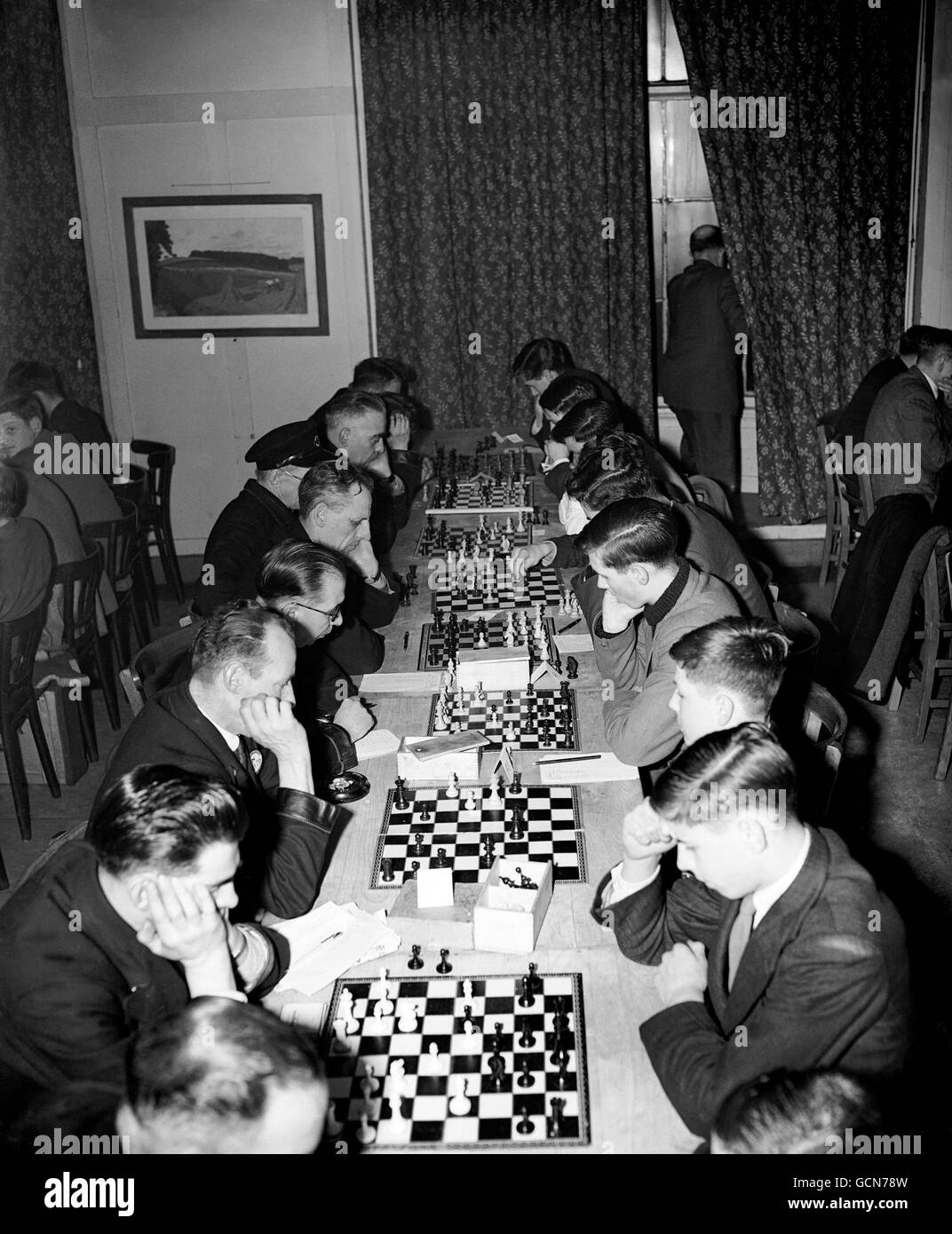 Chess - Chess Federation's National Chess Week - London Stock Photo