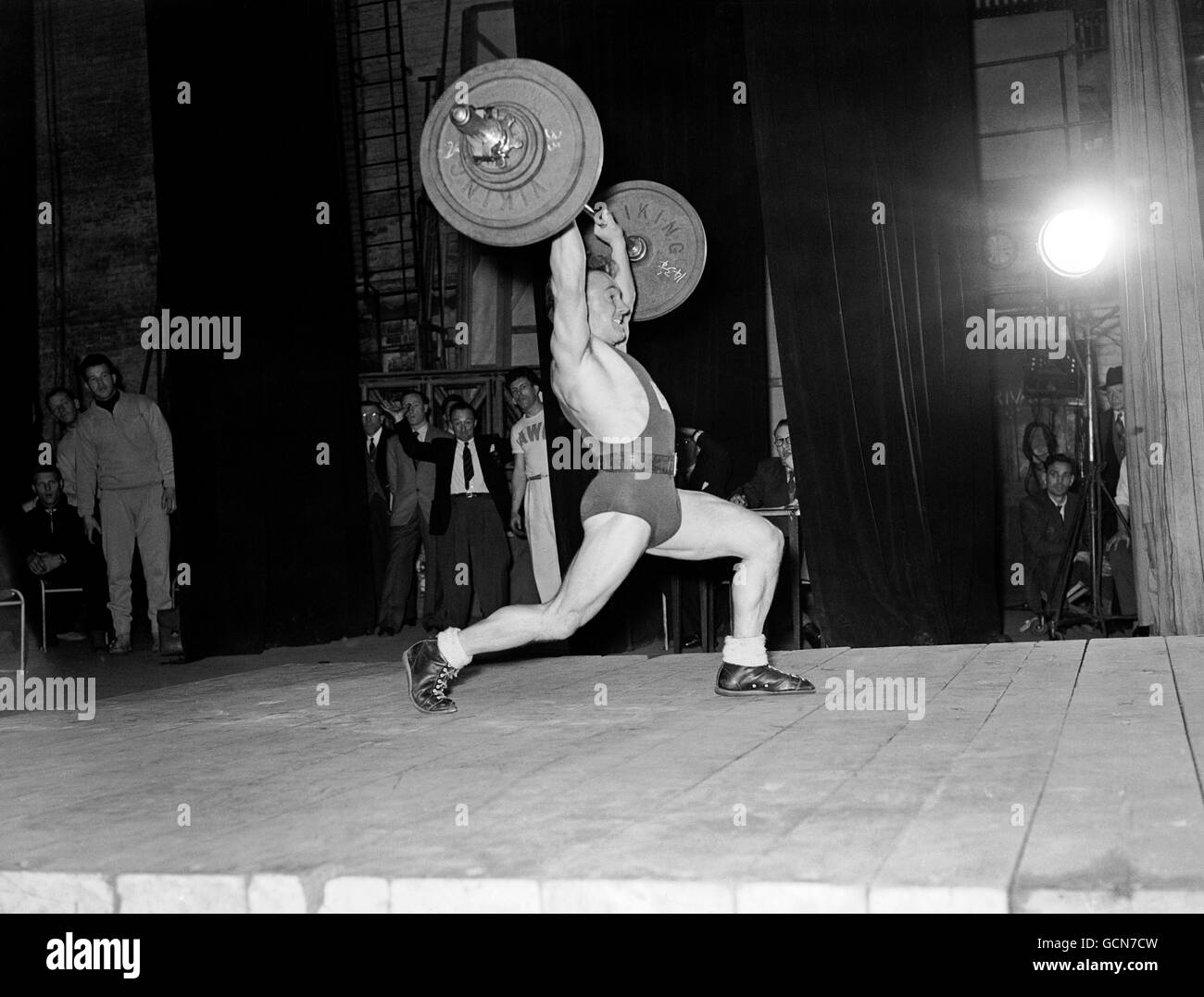 Weight Lifting - British Amateur Weightlifting Association International Match - London Stock Photo