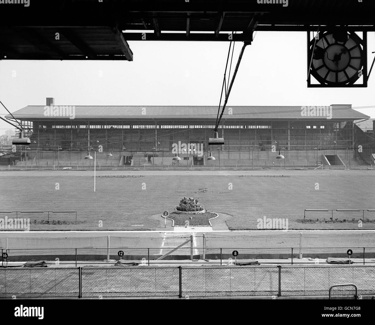Dog Racing - Wimbledon Greyhound Stadium - London. General view at Wimbledon Greyhound Stadium, London. Stock Photo