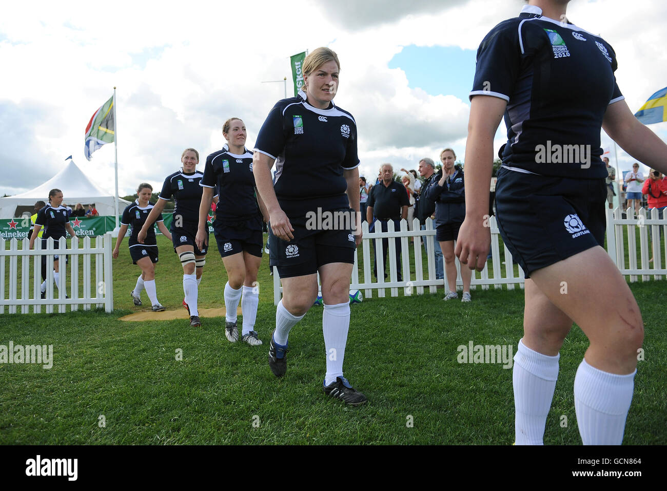 Rugby Union - Women's World Cup - Pool C - Scotland v Sweden - Surrey Sports Park Stock Photo