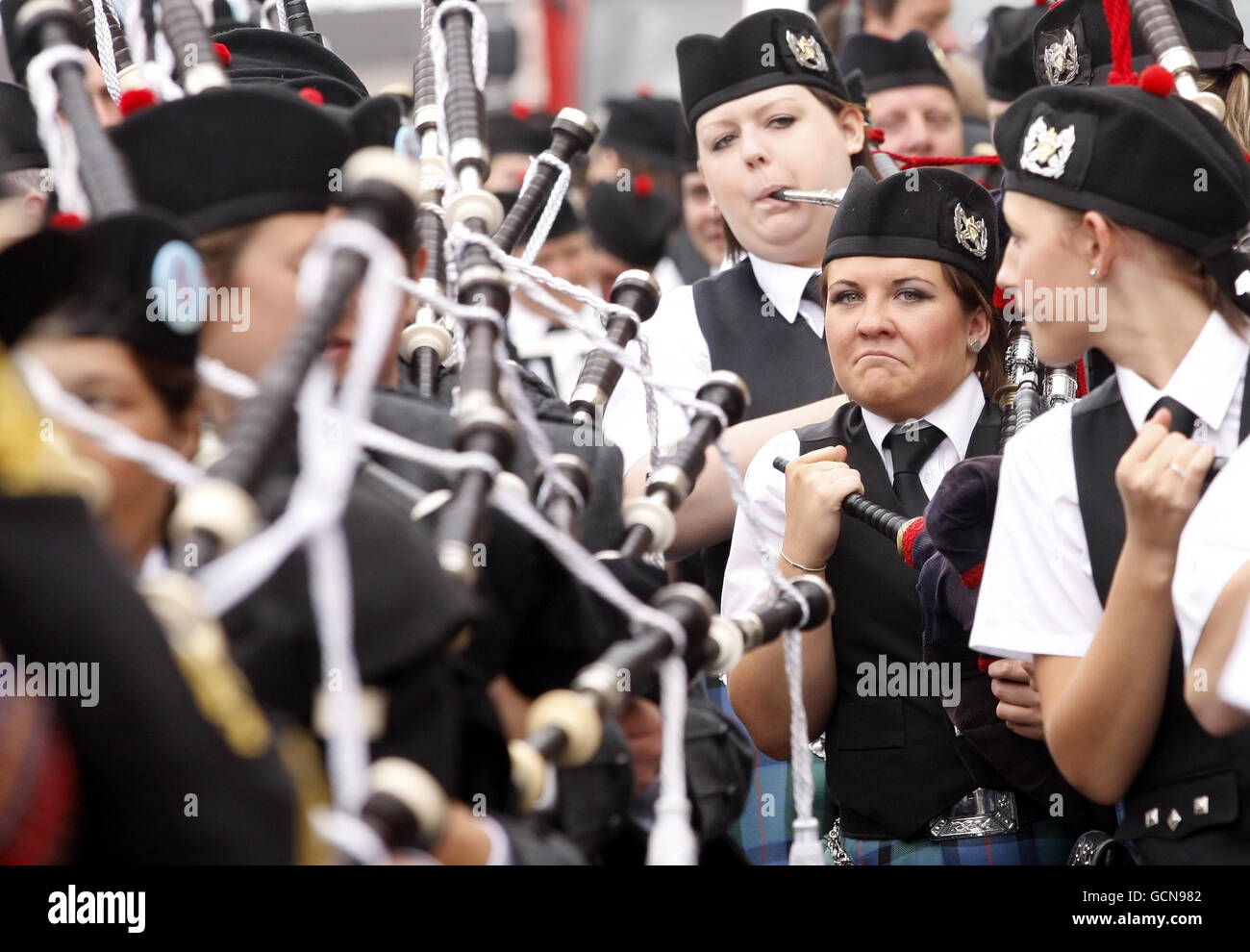 World Pipe Band Championships Stock Photo Alamy