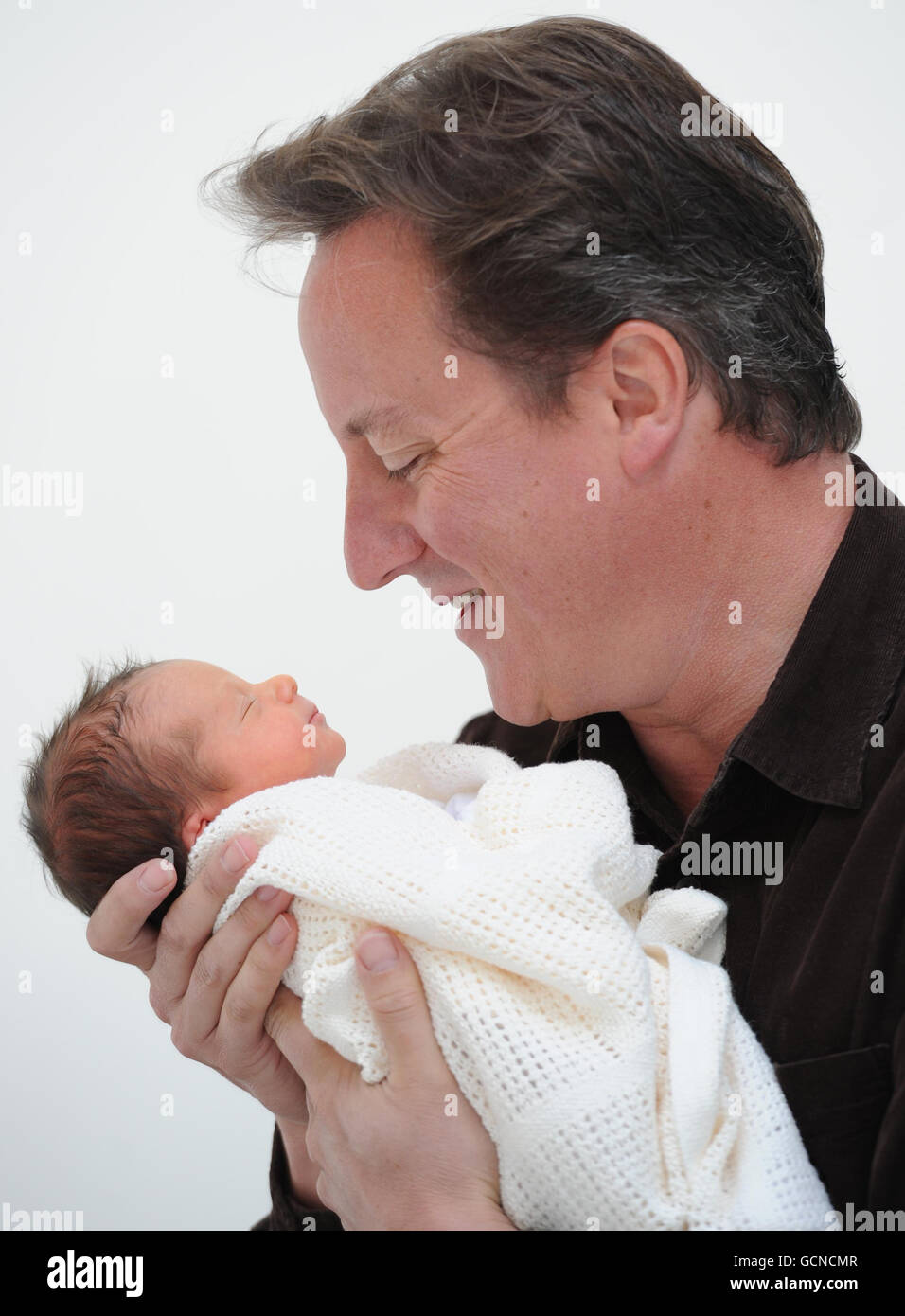 Cameron's new baby Stock Photo - Alamy