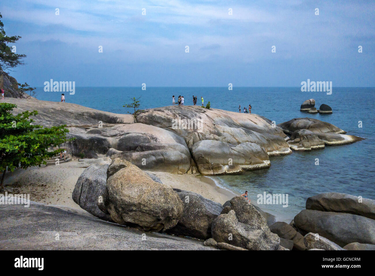Thailand, Ko Samui, Hin Ta and Hin Yai, Lamai Beach Stock Photo