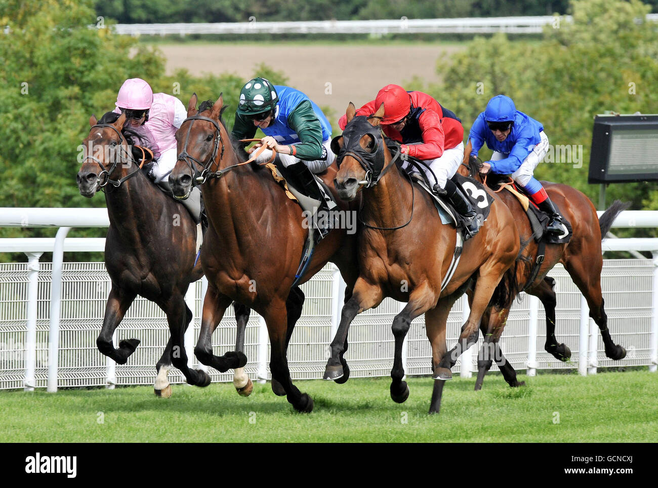 Horse Racing - Goodwood Racecourse Stock Photo