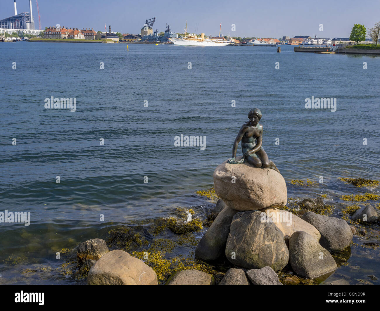 The Mermaid, sculpture in Copenhagen, Denmark Stock Photo - Alamy