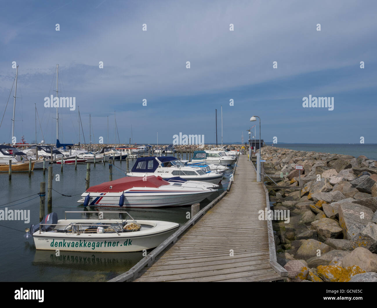 Hornbaek Harbour, North Zealand, Denmark, Scandinavia Stock Photo Alamy