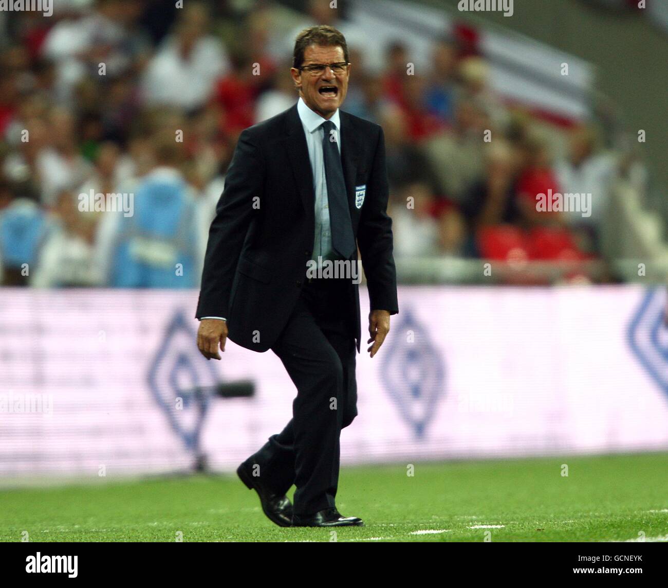 Soccer - UEFA Euro 2012 - Qualifying - Group G - England v Bulgaria - Wembley Stadium Stock Photo