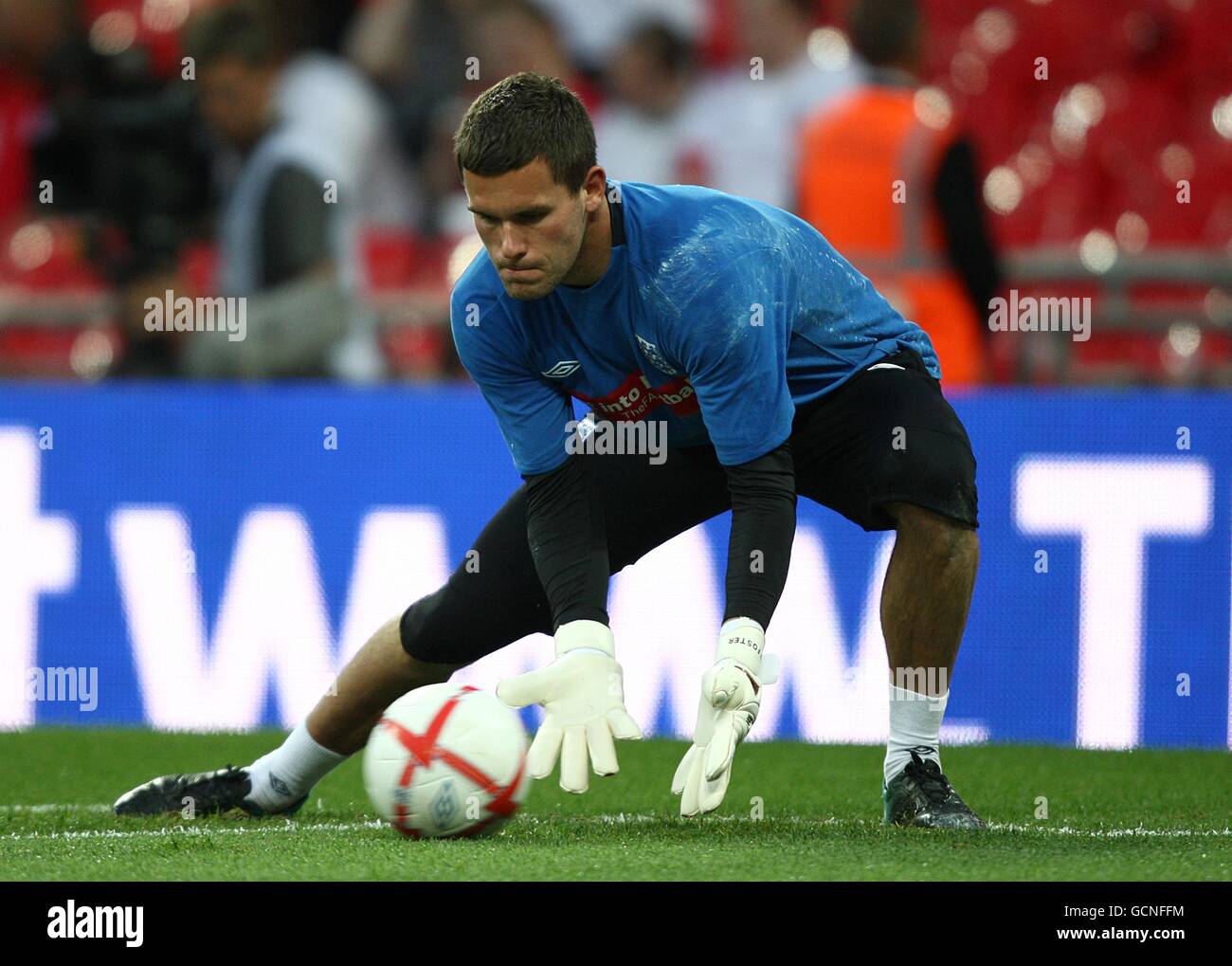 Soccer - UEFA Euro 2012 - Qualifying - Group G - England v Bulgaria - Wembley Stadium Stock Photo