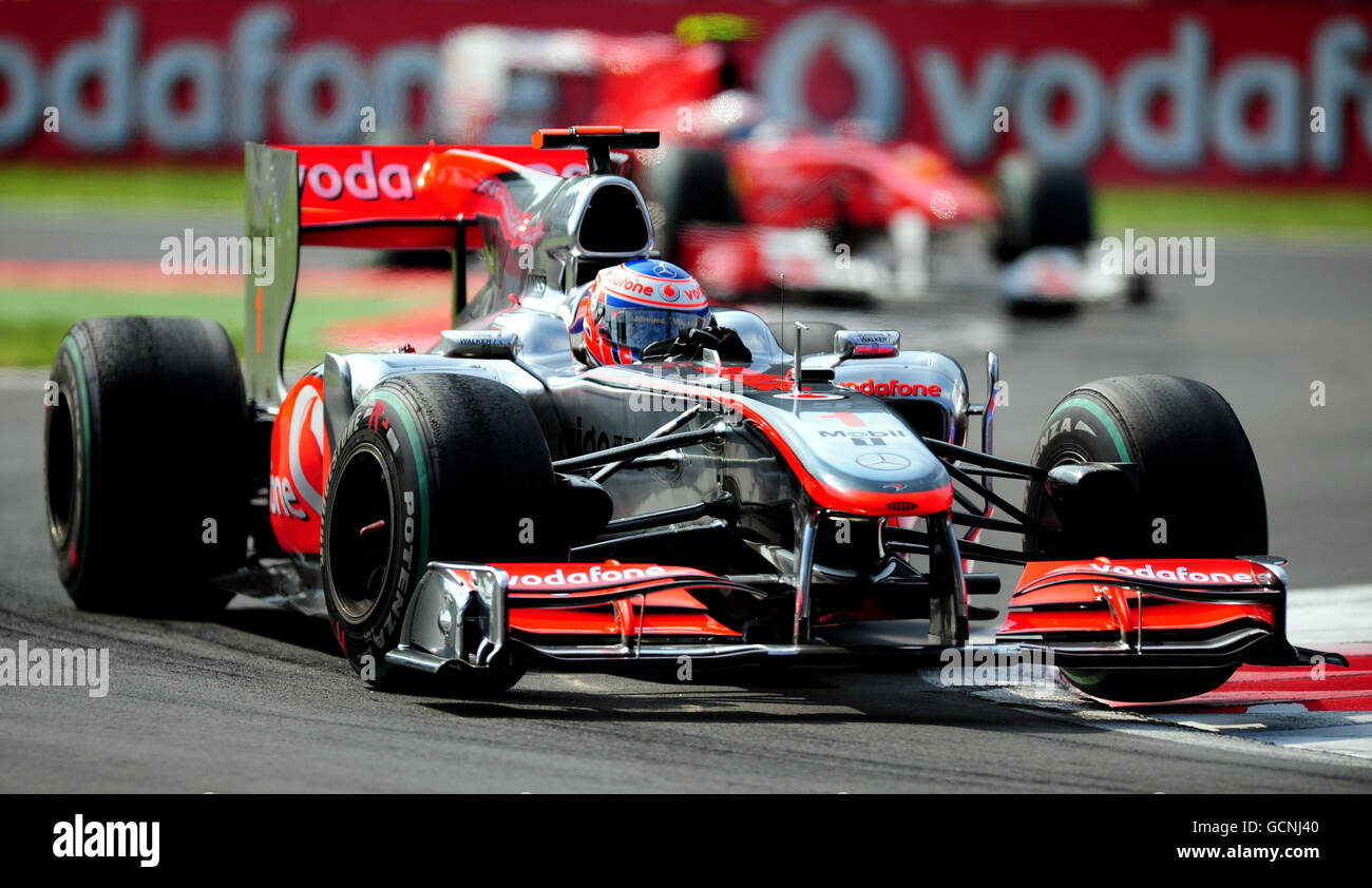 McLaren Mercedes' Jenson Button of Great Britain during the