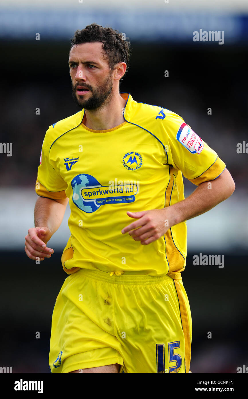 Soccer - npower Football League Two - Southend United v Torquay United - Roots Hall. Wayne Carlisle, Torquay United Stock Photo