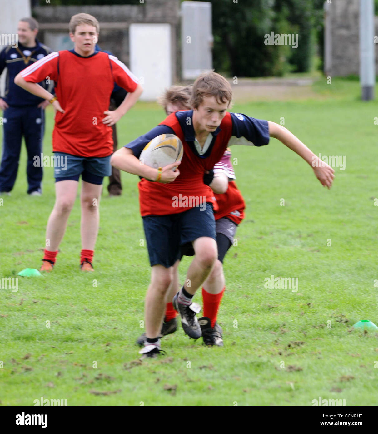 Rugby Union - Grampian School Rugby Goes for Gold - Aberdeen Grammar School Stock Photo