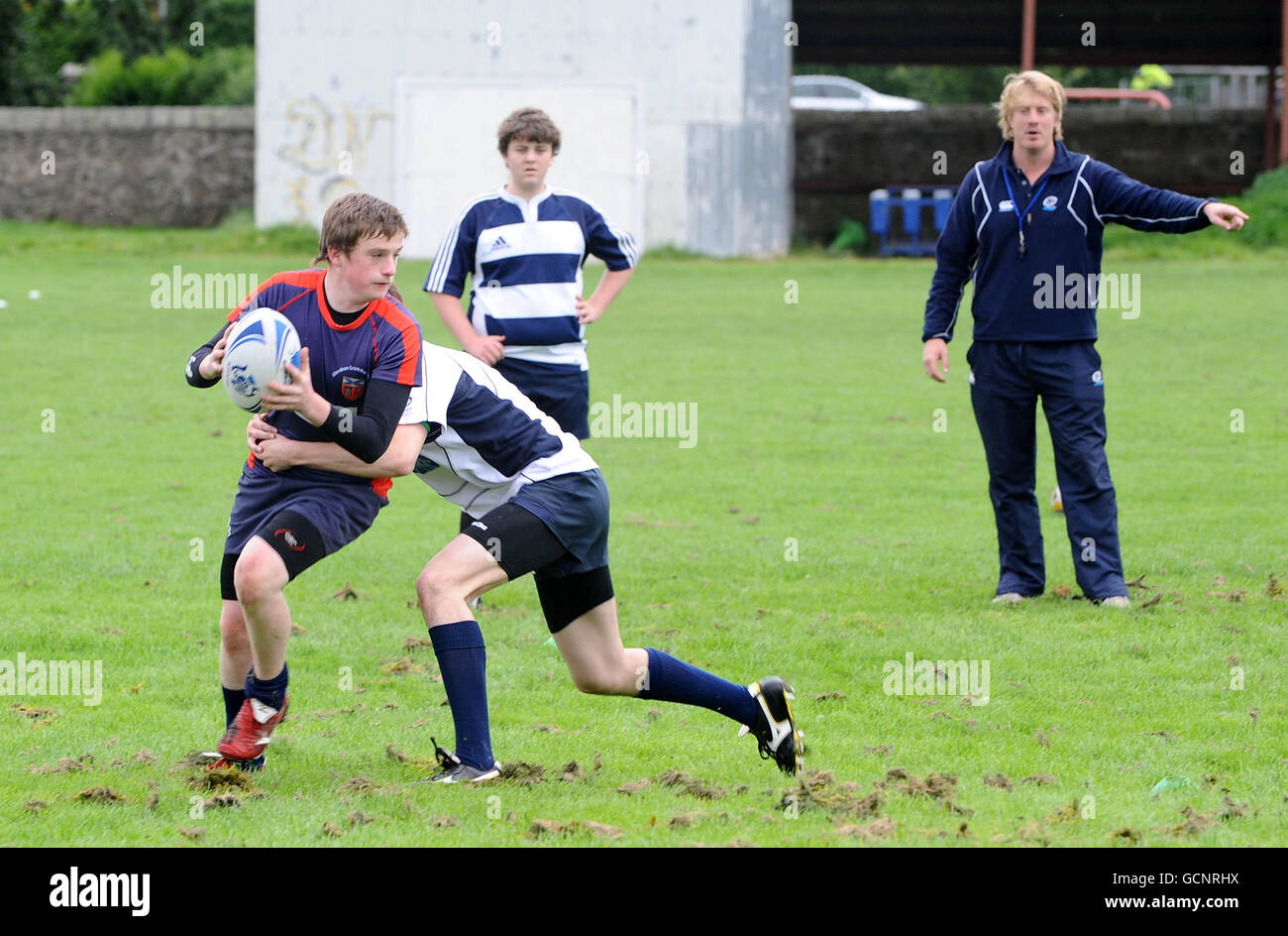 Rugby Union - Grampian School Rugby Goes for Gold - Aberdeen Grammar School Stock Photo