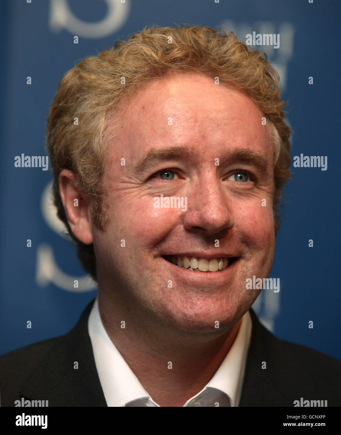 Comic book writer Mark Millar at a photocall and signing session to launch CLiNT magazine, at WHSmiths in Victoria Station, central London. Stock Photo