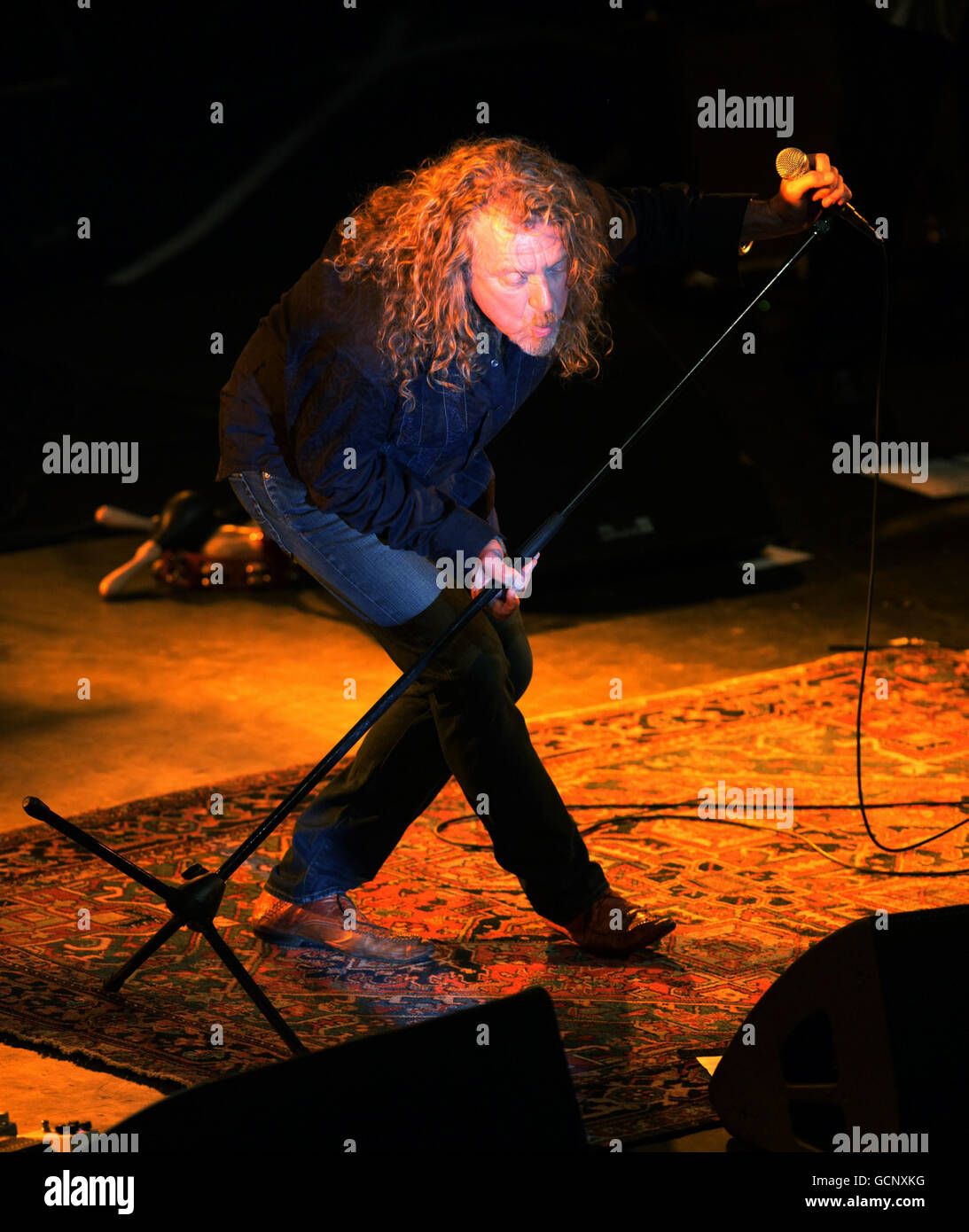 . Robert Plant and the Band of Joy perform at The Forum in Highgate, north London. PRESS ASSOCIATION Photo. Picture date: Thursday September 2, 2010. Photo credit should read: Yui Mok/PA Wire Stock Photo