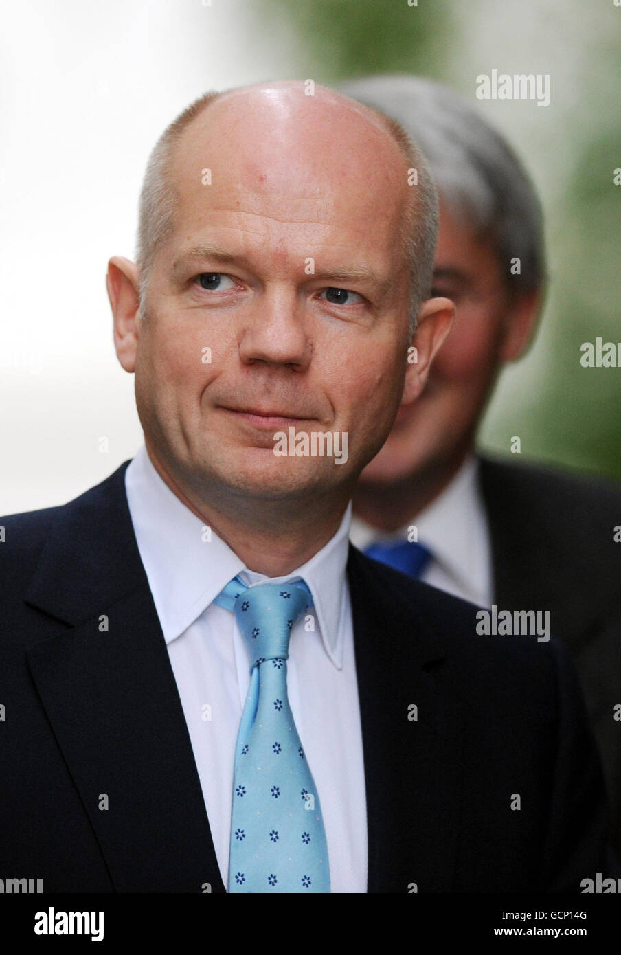 Foreign secretary William Hague arrives for a cabinet meeting at 10 Downing Street, London. Stock Photo