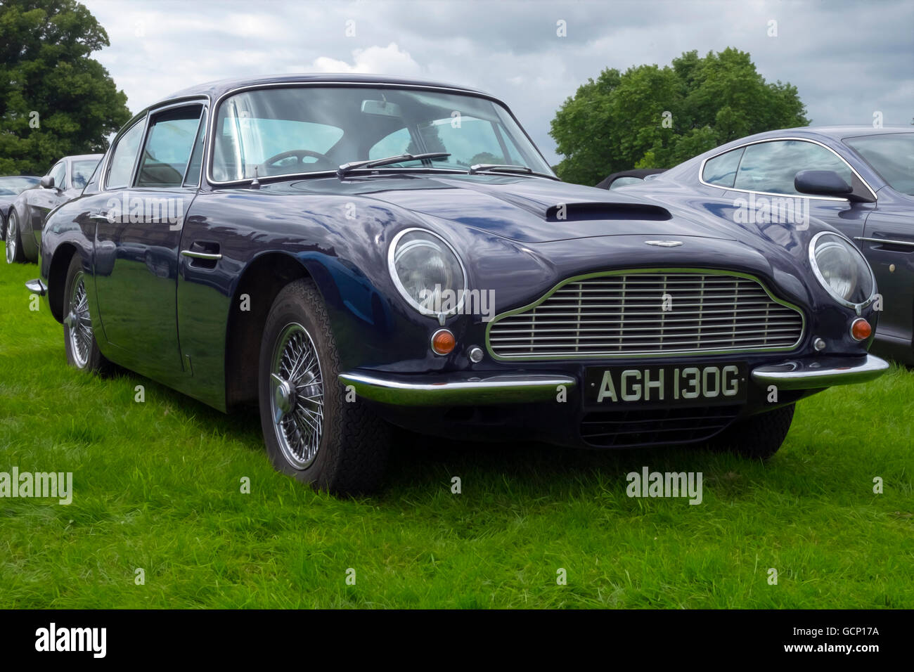 Classic Aston Martin Car Stock Photo